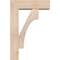Ekena Millwork Westlake Block Smooth Bracket w/ Offset Brace, Douglas Fir, 5 1/2"W x 16"D x 24"H BKT0604X16X24WTL05SDF - alternate 3